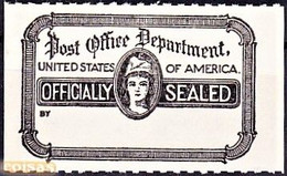 Post Office Departtment - Officially Sealed -|- United States - Revenues