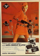 Publicité Papier 1980 AGFA Isomat Rapid Femme D'action 13, 5 X 18, 5 Cm - Other