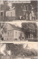 Gruß Aus DARGERSDORF Vietzendorf Templin Schloß Gasthof F Porth Kirche 24.5.1912 Gelaufen - Templin