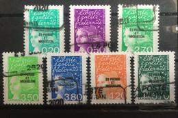 ST PIERRE ET M. / 1997 / MARIANNES / LOT / 7 VALEURS - Used Stamps