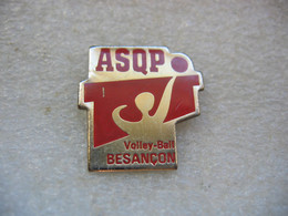 Pin's Du Club Besançon Volley-Ball (BVB), Anciennement ASQP Volley - Voleibol