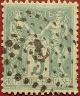 R1311/1217 - SAGE TYPE II N°75 - ANCRE - Oblitération Du Jour De L'an - 1876-1898 Sage (Tipo II)