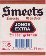 Etiket Etiquette Smeets Jenever / Genever Jonge Extra - Alcoli E Liquori