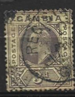 Gambia   1909  SG  75   3d  Fine Used - Gambie (...-1964)