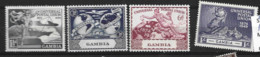 Gambia   1949  SG  166-9  U P U   Lightly  Mounted Mint - Gambia (...-1964)