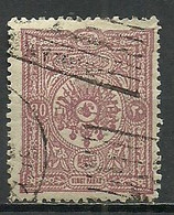 Turkey; 1892 Postage Stamp 20 P. "Smyrne" Postmark - Oblitérés