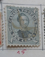 Canada Victoria 1859 Yvert  15 Used - Used Stamps