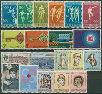 Luxemburg 1968 Kompletter Jahrgang Postfrisch (SG95334) - Annate Complete