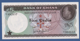 GHANA - P.6a – 5 Cedis ND (1965) XF/AUNC Serie N/I 892657 - Ghana