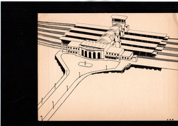 Gravure Année 1937 "Gare De Versailles Chantiers" D'après Un Dessin De François-René Bernard (78) Yvelines - Non Classificati