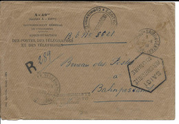Env Cad SAIGON CENTRAL 7/9/1939 Cachet De Controle INDOCHINE Commission C Et Divers Pour BAHNPOSTANT - Oorlog 1939-45