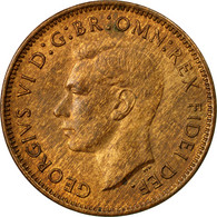 Monnaie, Grande-Bretagne, George VI, Farthing, 1950, TTB, Bronze, KM:867 - B. 1 Farthing