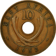 Monnaie, EAST AFRICA, George VI, 10 Cents, 1952, TTB, Bronze, KM:34 - Colonie Britannique