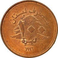 Monnaie, Lebanon, 100 Livres, 1996, TTB, Laiton, KM:38 - Libano