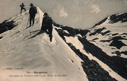 Alpinisme Dauphiné (Isère) Ascension Du Taillefer Par L'Arête De Brouffier - Edition C. Baffert - Carte N° 710 - Alpinismus, Bergsteigen