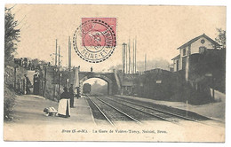 CPA 77 BROU VAIRES TORCY LA GARE 1905 RARE BELLE CARTE !! - Vaires Sur Marne