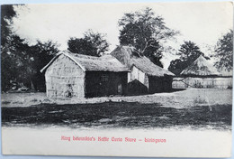 C. P. A. : ZAMBIE, ZAMBIA : King Lewinikia's Kaffir Curio Store, LIVINGSTON - Zambie
