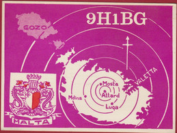 QSL Card Amateur Radio Station MALTA ALLARD VALLETA 1975 - Amateurfunk