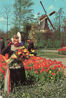 Holland In Bloementooi  - Fleurs - Flowers - Blumen - Keukenhof - Holland -   Beschreven Kaart - UItg. E.C.C. - Lisse