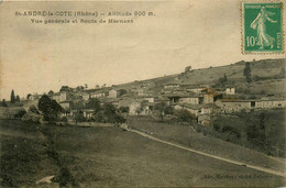 St André La Côté * Vue Générale Et Route De Mornant - Saint-André-la-Côte