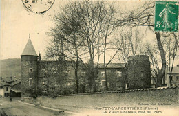 Ste Foy L'argentière * Rue Et Le Vieux Château , Côté Du Parc - Saint-Symphorien-sur-Coise