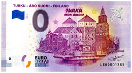 Billet Touristique - 0 Euro - Finlande - Turku - Abo Suomi (2020-1) - Essais Privés / Non-officiels