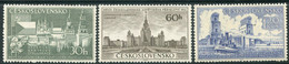 CZECHOSLOVAKIA 1953 Czech-Soviet Friendship MNH / **.  Michel 830-32 - Neufs
