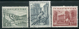 CZECHOSLOVAKIA 1953 Building Of Scialism Used.  Michel 8003-05 - Usados