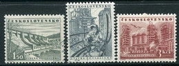 CZECHOSLOVAKIA 1953 Building Of Scialism Used.  Michel 8003-05 - Usati