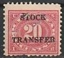 Revenues / Fiscaux - Documentary, Stock Transfer -|- United States, 1922 Perforated - Revenues