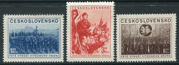 CZECHOSLOVAKIA 1953 Constitution Anniversary MNH / **.  Michel 780-82 - Nuovi