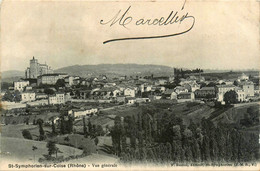 St Symphorien Sur Coise * Vue Générale Et Panorama Du Village - Saint-Symphorien-sur-Coise