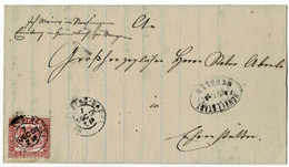 1868, Postablage " SCHALLSTADT - MENGEN ", A5719 - Briefe U. Dokumente
