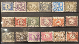 Restje Strafportzegels Used - Postzegels