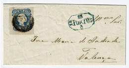 Portugal, 1855, # 5, Porto-Valença - Lettres & Documents