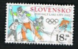 SLOVACCHIA (SLOVAKIA)  -  SG 379  -  2002 WINTER OLYMPIC GAMES     -   USED - Used Stamps