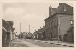 Hoevenen : Kerkstraat En Gemeentehuis ( Fotokaart 9-12-39 ) - Stabroek