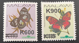 Malawi 2020 Mi. 1052 / 1053 Overprints Surchargés Papillons Butterflies Schmetterlinge Bold MNH** - Schmetterlinge