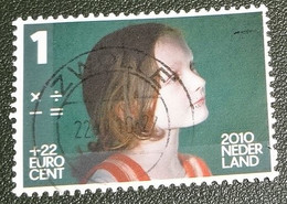 Nederland - NVPH - 2776d - 2010 - Gebruikt - Cancelled - Kinderzegels - Kind Met Rood Hesje - Used Stamps