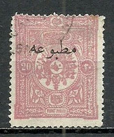 Turkey; 1893 Overprinted Stamp For Printed Matter 20 P. (Rose) - Oblitérés