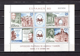 España  1980  .-   Y&T Nº  27   Block   **     ( A ) - Blocs & Hojas