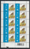 3749/3750 Feuillets De 10 Planches No 1 ** ( 2scans) - 1985-.. Oiseaux (Buzin)