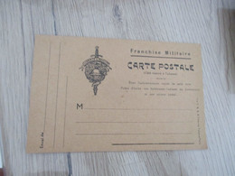 CPFM Carte Postale Franchise Militaire Guerre 14/18 Illustrée Vierge - Cartes De Franchise Militaire