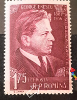 Errors Romania 1956 # Mi 1631 Music George Enescu With  Errors Mnh - Abarten Und Kuriositäten