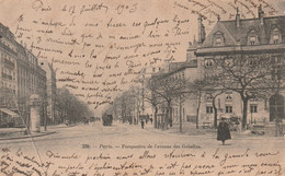 PARIS Perspective De L’avenue Des Gobelins Timbre Tampon 1903 - Arrondissement: 13