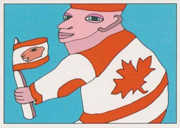 Cpm 1741/226 ERGON - L'homme à La Feuille D'érable - Canada - Drapeau - Illustrateurs - Illustrateur - Ergon