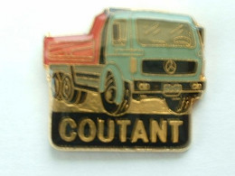 PIN'S CAMION MERCEDES - COUTANT - Mercedes