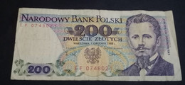 Polonia Poland , 200 Zlotych , 1988 , Pick 144c - Poland