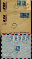 Doc. Obl. LIEGE  Foire   1956 - 1951  (3 Plis)  (donc Type Poortman) - Landelijks Post