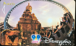 FRANCE  -  DisneyLAND PARIS  -  INDIANA JONES  -  Adulte - Pasaportes Disney